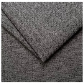 Antracytowe tapicerowane łóżko dwuosobowe ze schowkiem i stelażem 160x200 cm Mattis – Meise Möbel