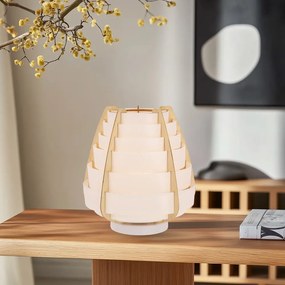 Biała lampa stołowa (wysokość 27 cm) Nagoja – Candellux Lighting