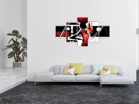Obraz obrazu starożytnej damy (125x70 cm)