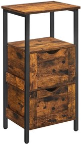 Szafka industrialna łazienkowa słupek z 2 szufladami H4-K16