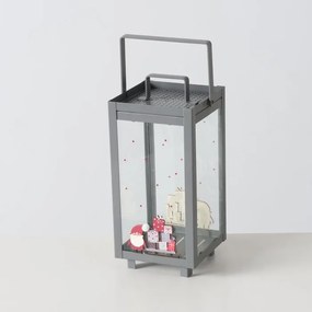 Świąteczny lampion na świecę MONTI, 23 cm