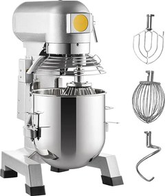 Mikser stojący SucceBuy ze stali nierdzewnej, komercyjny mikser do ciasta SucceBuy 30 qt, 3 prędkości, 1100 W, komercyjny mikser stojący