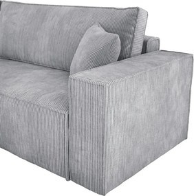 Narożnik POSO XL Lewostronny zestaw z poduszkami wolnostojący tkanina POSO 110 WERSAL