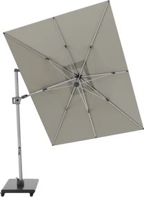 HYPERION 330 x 240 cm – luksusowy, huśtawkowy parasol ogrodowy z bocznym drążkiem : Kolor parasola - Sandy