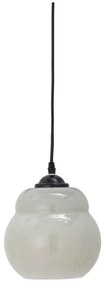 Szara lampa wisząca ze szklanym kloszem ø 19 cm Motella – Bloomingville