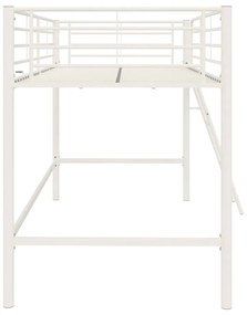 Białe podwyższone łóżko dziecięce 90x200 cm Jodie – Støraa