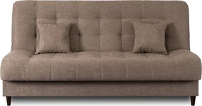 Sofa z Funkcją Spania NEPAL Wersalka Rozkładana Dwuosobowa Brązowa Nowoczesna do Salonu