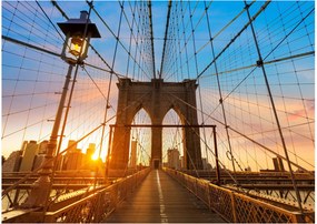 Obraz - Brooklyn Bridge, Manhattan, New York (70x50 cm)