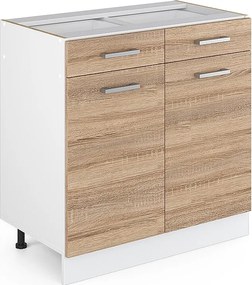 Szafka dolna do kuchni sonoma 80x46x81.6 r-line