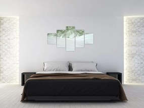 Obraz - Abstrakcja pędzle (125x70 cm)
