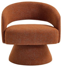 Fotel obrotowy z terakorowej aksamitnej tkaniny FEDOTE