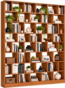 Ogromna biblioteczka na książki olcha L4-H83