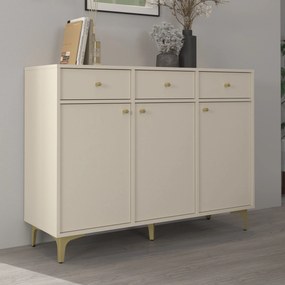 Komoda TORINO 125 cm do Salonu Sypialni Odcienie beżu