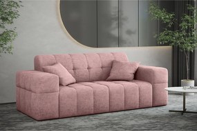 Sofa dwuosobowa NIMES, tkanina Perfect Harmony, Różowy