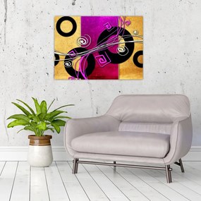 Obraz abstrakcji (70x50 cm)