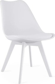 Białe stylowe krzesło B5-W06