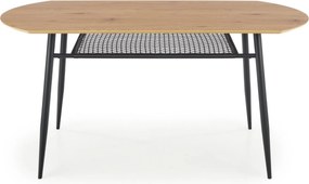 Loftowy stół nierozkładany z półką Jackson