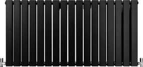 Grzejniki panelowe designerskie, matowo czarne, 600 mm x 1190 mm