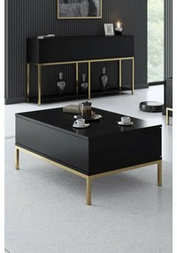 Stolik konferencyjny Lord Black and Gold
