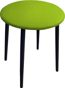 Taboret TRIX stelaż metalowy STOŁEK LOFT : Kolor nogi - Czarna stożek, Kolor tkaniny - EKO-SKÓRA - 5D, Typ tkaniny - Eko-skóra