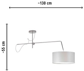 Regulowana lampa wisząca nad stół EX245-Risa - 18 kolorów do wyboru