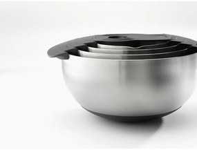 Misy w kolorze srebra z połyskiem zestaw 9 szt. Nest 100 Collection – Joseph Joseph