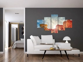 Obraz wskaźnika z napisem (125x70 cm)