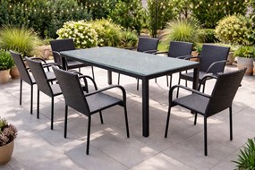 Zestaw mebli ogrodowych 8 osób Sottile