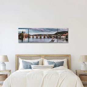 Obraz rzeki Wełtawy (170x50 cm)