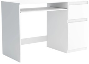 Biurko komputerowe młodzieżowe szkolne 120 cm REMI1 Biały
