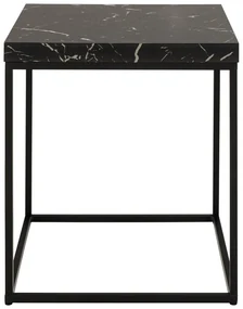 Stolik z blatem w dekorze marmuru 40x40 cm Barossa – Actona