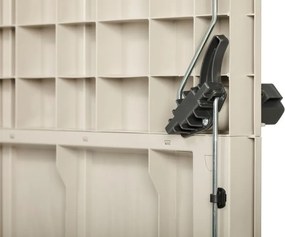 STORA WAY HIGH plastikowa szafa ogrodowa, beżowa