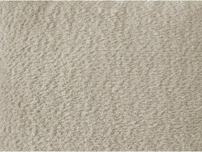 Beżowy rozkładany/ze schowkiem narożnik z materiału bouclé (prawostronny/z szezlongiem) Montaigne – Bobochic Paris