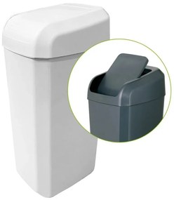 Kosz na śmieci Denox Troya 45 l, biały, 45 l