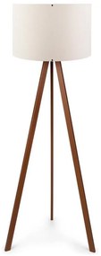 Lampa stojąca AYD 1xE27/60W/230V beżowo-brązowa