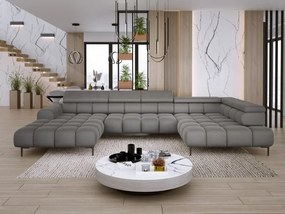 Narożnik PLAZA XL Prawostronny z elektryczną regulacją siedziska Tkanina APHRODITE 22 WERSAL