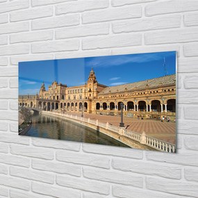 Panel Szklany Hiszpania Stary rynek miasto