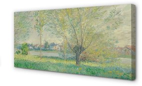 Obraz na płótnie Wierzby - Claude Monet