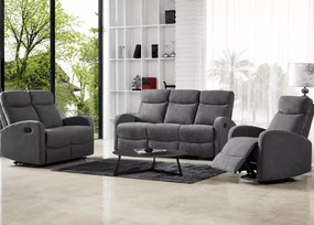 Sofa Oslon z wysuwanym podnóżkiem - wypoczynkowa sofa do salonu