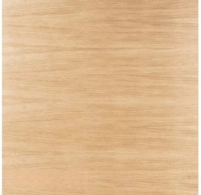 PROMOCJA Czarny stół jadalniany z blatem w dekorze dąb PURO 70x70 II. jakość