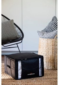 Czarny pojemnik na ubrania Compactor XXL Black Edition 3D Medium, 125 l