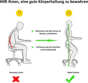 HOMCOM Taboret na kółkach taboret roboczy krzesło obrotowe taboret kosmetyczny z regulacją wysokości czarny