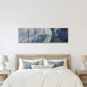 Obraz - Abstrakcja z użyciem tuszu alkoholowego (170x50 cm)