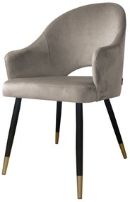 Krzesło obrotowe Velvet podstawa czarno-złota MG09
