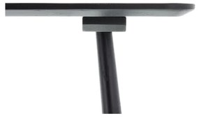 Stół konsolowy czarny dąb 100x44,5 cm Bast - Villa Collection