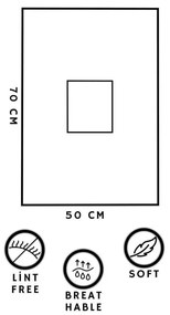Szare dywaniki łazienkowe zestaw 3 szt. 50x70 cm – Mila Home