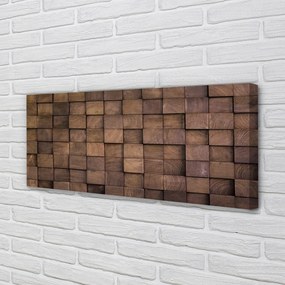 Zdjęcie na płótnie Mozaika Drewnianych Kostek