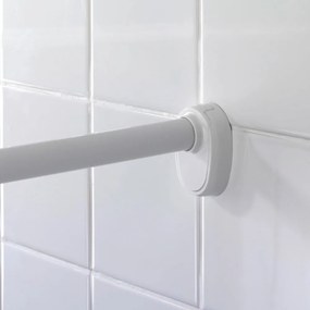 Uniwersalny narożny drążek na zasłonę prysznicową Wenko Shower Curtain Rod