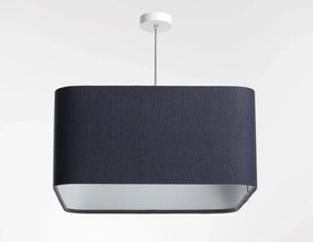 Lampa wisząca KWADRO LEN 004-40w20 granatowa/szara BPS KONCEPT