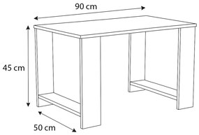 Stolik kawowy Ława Stół 90 cm MORI Biały